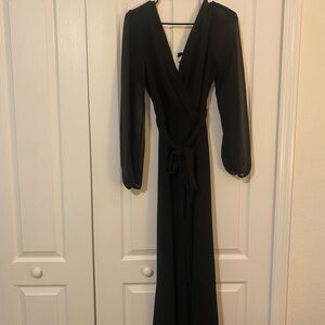 Cute dressy jumper with sheer sleeves